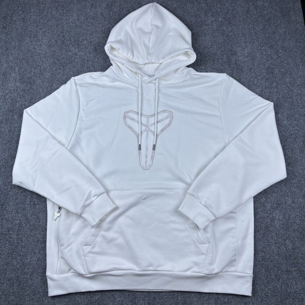 Nike Kobe Dri-FIT Pullover Basketball Hoodie White Summit White XXL NWT